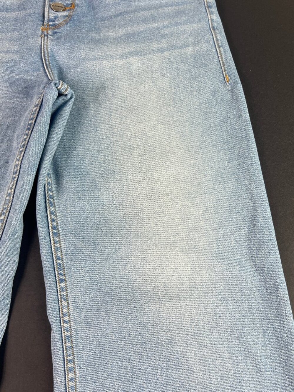 Driftwood Jeans Women's 31x25* Charlee High Rise Wide Leg Crop Blue Denim Tag 29 - Picture 4 of 16